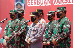 Dikunjungi Panglima dan Kapolri, Aglomerasi Surabaya Raya Siap Menuju Level 1