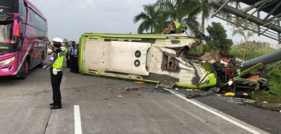 Sampai Tabrak Tiang, Ade Firmansyah  Tak Sempat Injak Rem