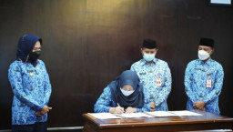 DLH se-Malang Raya Menandatangani Perjanjian Kerjasama