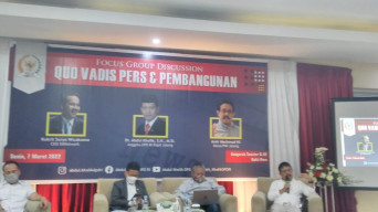 Forum Group Diskusi Abdul Kholik, Senator DPD dengan Insan Pers