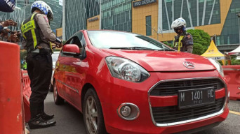 Kakor Lantas Polri Sosialisasikan Larangan Mudik