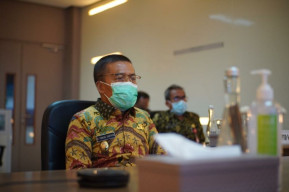 Wakil Wali Kota Batu Ikut Rakor Virtual Bersama Menteri Terkait OSS