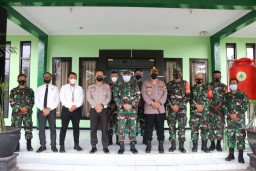 Pererat Silahturahmi, Kodim 0816/Sidoarjo Terima Kunjungan Kapolresta Sidoarjo