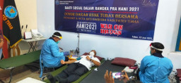 BNNK Tuban Gelar Bakti Sosial Donor Darah bersama Duta Anti Narkoba