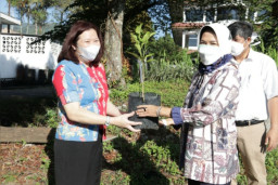 Wali Kota Batu bersama YPPII Tanam 101 Bibit Pohon Buah, Bertajuk 1 Nama 1 Pohon