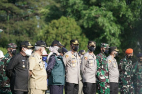 Tiga Kepala Daerah di Malang Raya, Ikut Apel Persiapan PPKM Mikro Darurat