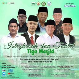 Tiga Masjid Gelar Istighotsah dan Tahlil untuk Keselamatan Bangsa dari Covid-19