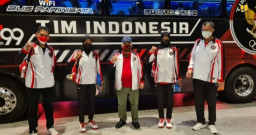 Lepas Atlet Dayung ke Olimpiade Tokyo, Basuki: Kerjakan yang Terbaik dan Fokus!