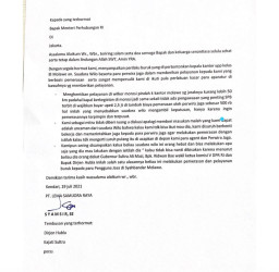 Sejumlah Agent Surati Menhub, Terkait Dugaan Pungli di Kantor Syahbandar Molawe