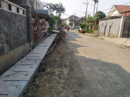 Proyek Box Culvert si Perumahan Medokan Asri Utara III Mogok,  DPRKPCKTR: Dihentikan