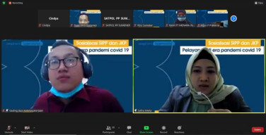 BPJAMSOSTEK Sumenep Webinar Tentang JKP dan SIPP