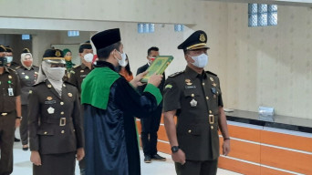 Kajari Kota Madiun Lantik Kasi Datun Baru