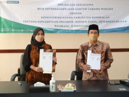 BPJS Ketenagakerjaan Madura dan Kemenag Bangkalan Sinergi Lindungi Pekerja