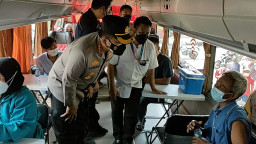 Gandeng PWI dan Forwas, Polresta  Sidoarjo  Masifkan Vaksinasi bagi Masyarakat