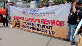 Oknum Resmob Polres Depok Diduga Usir Wartawan, FWJ Indonesia Geruduk Polres