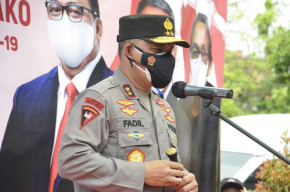 Kapolda Metro Jaya Tinjau Gaskin Merdeka 2 di Kantor SPSI Bekasi