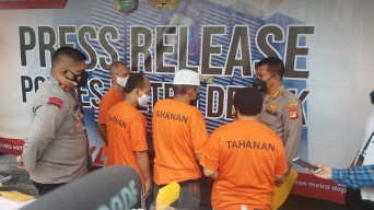 Polsek Metro Cimanggis Bekuk Sindikat Pengedar Uang Palsu Lintas Provinsi