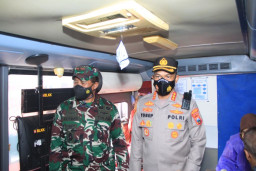 Inovasi Baru, Polrestabes Surabaya Luncurkan Bus Vaksinasi Keliling