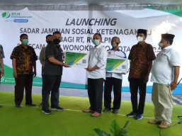 BPJAMSOSTEK Launching RT-RW dan LPMK Sadar Jamsostek