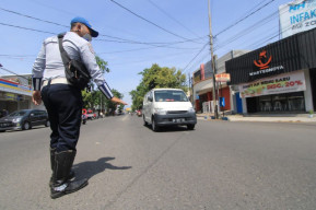 One Way Jend Sudirman Ponorogo Turunkan Level Kemacetan ke C
