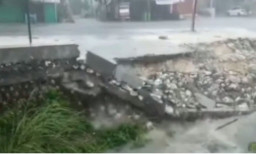 Tembok Penahan Tanah Senilai Ratusan Juta  Ambrol, Polisi Lakukan Penyelidikan