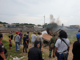 Arena Judi Merpati Makam Rangkah dan Rel Sidotopo Surabaya, Diobrak Abrik Polisi