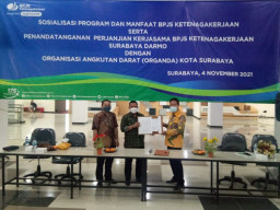 BPJAMSOSTEK dan Organda Teken PKS Terkait Perlindungan Sopir Umum