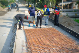 Gerak Cepat! Ini Titik Betonisasi Jalan yang Sudah Dirampungkan Bupati Muhdlor