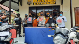Warga Magetan Diringkus setelah Motor Curian Ditawarkan lewat Facebook