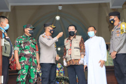 Polrestabes Surabaya Gelar Simulasi Pengamanan Gereja