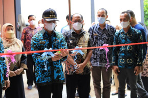 Bupati Pringsewu Resmikan Lumbung Pangan Gapoktan Sumber Makmur