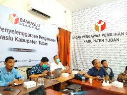 Jelang Akhir Tahun, Bawaslu Tuban Ajak Media Koordinasi dan Evaluasi
