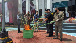 Musnahkan BB Pidana 2021, Jaksa Akui Kasus Narkoba Jadi Primadona di Ponorogo