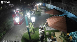 Terekam CCTV, OTK Rusak Lapak UMKM Tawangrejo