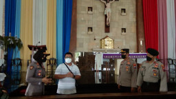 Jelang Natal, Polres Madiun Kota Sisir Seluruh Gereja