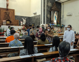 Pastikan Misa Natal Aman, Bupati dan Kapolres Ponorogo Cek Gereja
