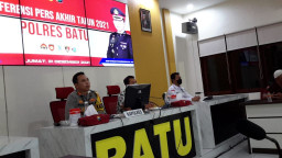 Polres Batu  Cangkrukan dan Ngopi Bareng Wartawan