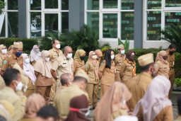 Wali Kota Batu Pimpin Apel Perdana di Tahun 2022