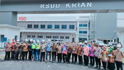 Bupati Sidoarjo Pastikan RSUD Krian Dilaunching pada Maret 2022