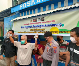 HPN Ke-76, Jurnalis Ponorogo Bagi-Bagi Ikan Cupang