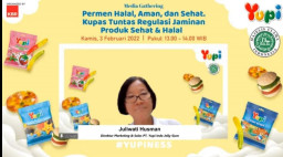 Direktur PT. Yupi Indo Jelly Gum Yakinkan Permen Yupi Aman dan Halal Dikonsumsi