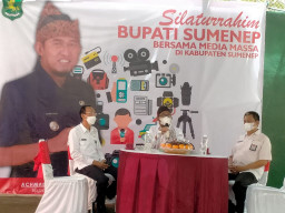 Bupati Sumenep Minta Media Edukasi Masyarakat Soal Covid-19