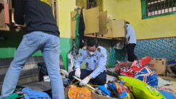 Antisipasi Gangguan Kamtib, Blok Hunian Lapas Sidoarjo Digeledah