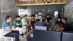 Roby, Anggota DPRD Kotabaru Bertemu Subdit Politik Dit Intelkam Polda KalSel