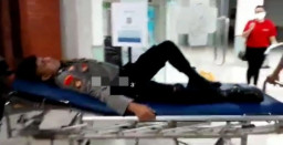 Ditabrak Pebalap Liar, Kaki Briptu R.Fuad Hasan Patah