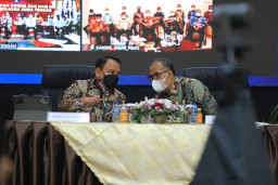 Kunker ke Jatim, Sekjen Kemenkumham Berikan Arahan Kepada Satker Se-Jawa