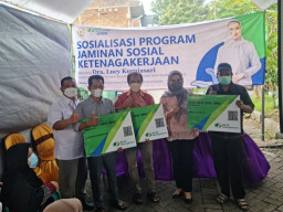 Anggota Komisi IX DPR Sosialisasikan Program BPJS Ketenagakerjaan