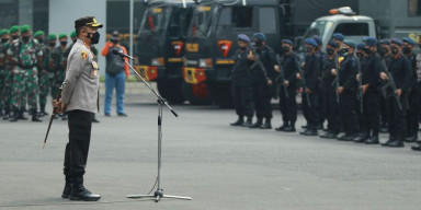 Surabaya Kondusif, 4000 Pasukan Disiagakan Antisipasi Aksi Demo