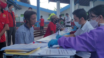 500 Napi Lapas Surabaya Ikuti Pemeriksaan Penyakit Menular Seksual