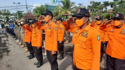 Jelang Lebaran, BPBD Kota Madiun Gelar Apel Kesiapsiagaan Bencana